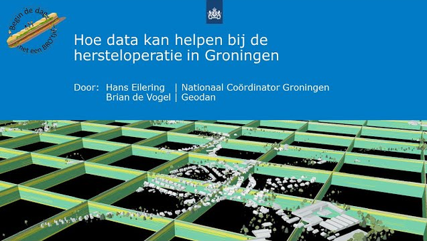 Hoe data kan helpen bij de hersteloperatie in Groningen
